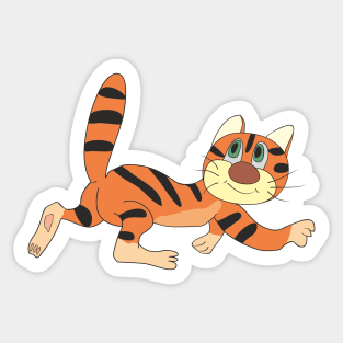 Funny cat Sticker